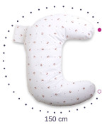 Polohovací polštář MiniRelax jersey 150 cm Babymatex