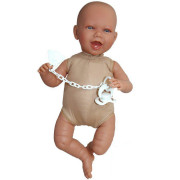 Realistická panenka miminko se zvuky a měkkým látkovým tělem Llorens