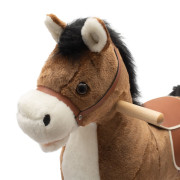 Houpací koník s melodií hnědý PlayTo