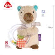 Kroužkové chrastítko capybara Baby Fehn