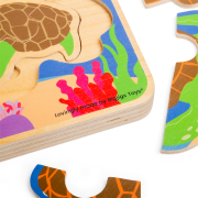 Puzzle Životní cyklus želvy Bigjigs Toys