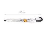 Dívčí průhledný deštník květy