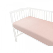 Mušelínové prostěradlo do postýlky 60 x 120 cm Nature double Baby Nellys