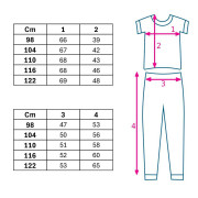 Dětská bavlněná souprava tričko a mušelínové kalhoty toffe New Baby