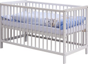 Dětská postýlka s kompletní výbavou Scarlett Toro 120 x 60 cm modrá