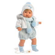 Realistická panenka Sasha se zvuky a měkkým látkovým tělem 38 cm Llorens 