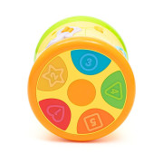 Oboustranný dynamický bubínek žlutý Baby Mix