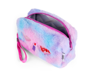 Plyšová taštička na make-up