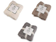 Deka plyšová, copánková 150x200 cm