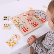 Obrázkové počítací puzzle Bigjigs Toys