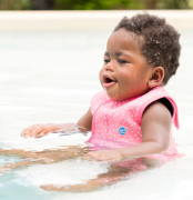 Baby neoprén-kombi - Pink Dotty