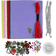 Kreativní sada Vánoční ozdoby plstěné