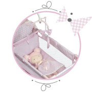 Skládací postýlka pro panenky s 5 funkčními doplňky Niza 2022 DeCuevas