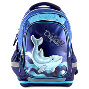 Školní batoh Dolphin II. - 3D nášivka - kroužky