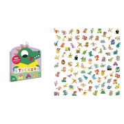 Samolepky Dinosauři 100 ks Janod