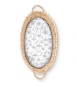 Košík s podložkou na přebalování Boho