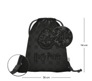 Set 3 Core Harry Potter Bradavice černý: batoh, penál, sáček GRS Baagl