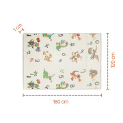 Multifunkční pěnová skládací podložka oboustranná 180 x 120 cm Savana Zopa