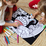 Sametové malování Jednorožec Tookyland