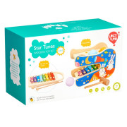 Lucy & Leo Hvězdné melodie – dřevěná herní sada s xylofonem a zatloukačkou