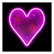 Led Neon Light lampička Srdce 2Kids Toys 