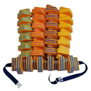 Pěnový plavecký pás 1 300 mm oranžový celopruh Matuška Dena