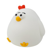 LED silikonová noční lampička - slepička Mary's