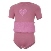 Body šaty tenké KR Outlast® UPF 50+ tm.starorůžové vlaštovky Little Angel