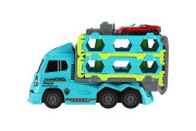 Auto kamion přepravník + auto 2 ks 22 cm na setrvačník