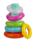 Plastové navlékací kroužky pastelové Playgro