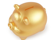 Zlaté prasátko pro štěstí/pokladnička