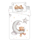 Povlečení do postýlky Medvídek Ribbon Baby 100 x 135, 40 x 60 cm Jerry Fabrics