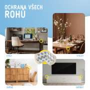 Ochrana rohů a hran pěnová sada 4 ks Sipo