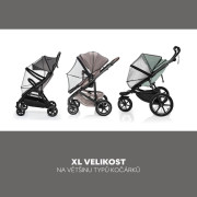 Moskytiéra na kočárek univerzální exclusive Black Zopa