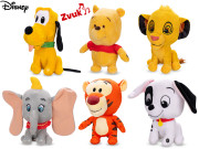 Disney postavičky plyšové 30 cm na baterie se zvukem