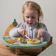 Playful Wood dřevěný hudební stoleček 3 ks