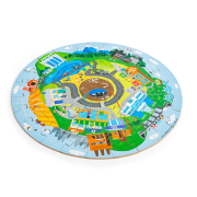 Kruhové puzzle Recyklace Bigjigs Toys