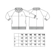 Mikina smyk rozepínací Outlast® Oříšková Little Angel