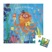 Blahopřání k narozeninám s puzzle Janod