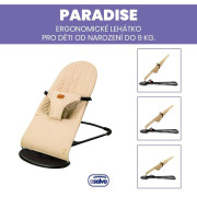 Dětské lehátko, beige Asalvo Paradise