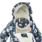 Overal zimní chlapecký s kožíškem Pidilidi