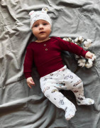 Kojenecké bavlněné polodupačky Nicol Races 