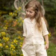 Dětská mušelínová košile Luca Cream Esito