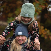 Zimní čepice Teddy fleece double Olive Esito