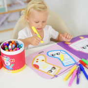 Jemné voskovky omyvatelné 24 ks