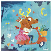 Blahopřání k narozeninám s puzzle Janod