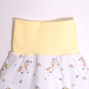 Dětské kraťasy Unicorn bílé Esito