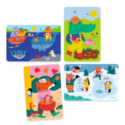 Vodní omalovánky 4 roční období Djeco