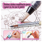 Kreativní kniha Malování vodovými barvami Dessert Princess Jarmelo