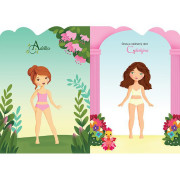 Tvarované oblékání se samolepkami Šaty pro princezny